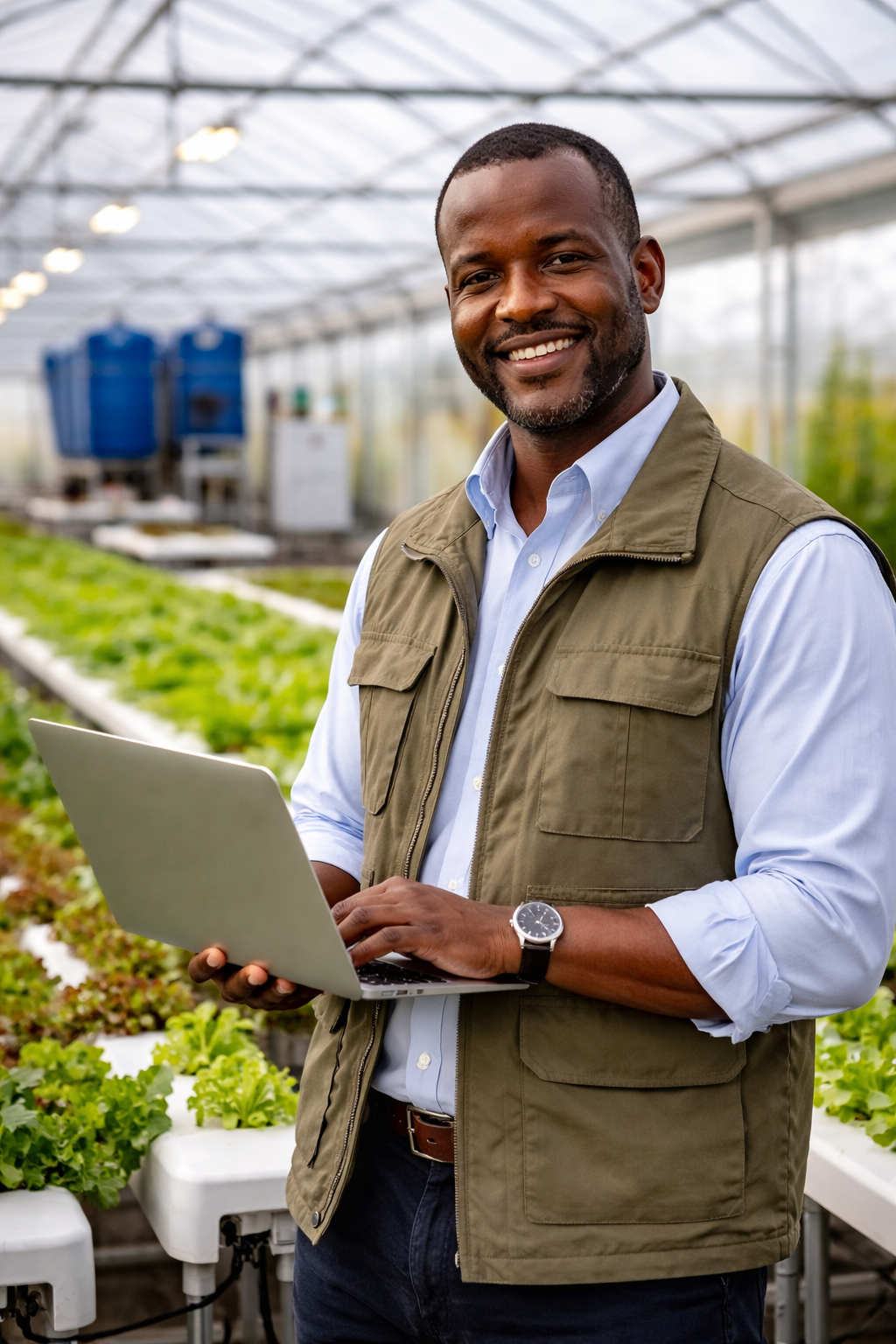 Portrait of James K., diaspora investor